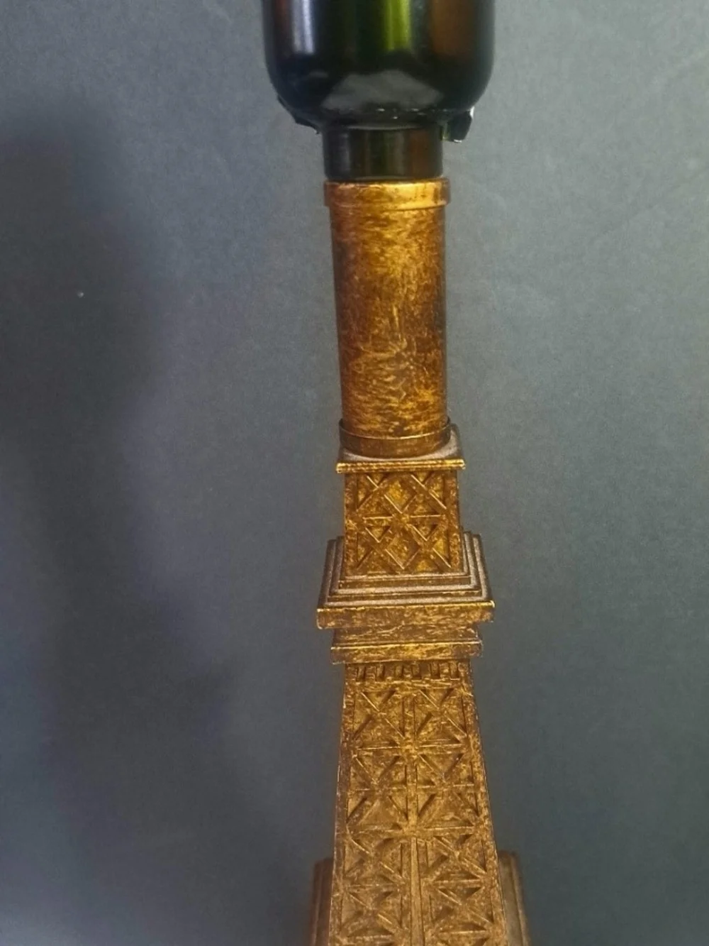Parisian France French Eiffel Tower Faux Bronze Reproduction Lamp Small Desktop